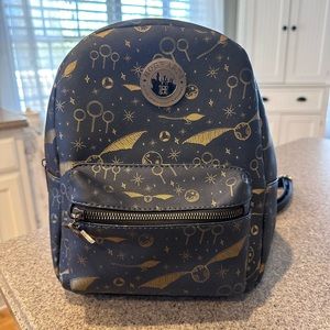 Harry Potter Navy & Gold Quidditch Mini Backpack